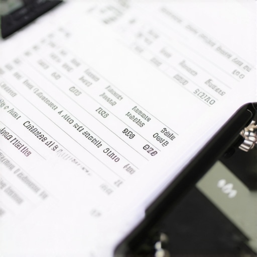 Financial documents, spreadsheets, and digital transaction records laid out on a desk representing income verification