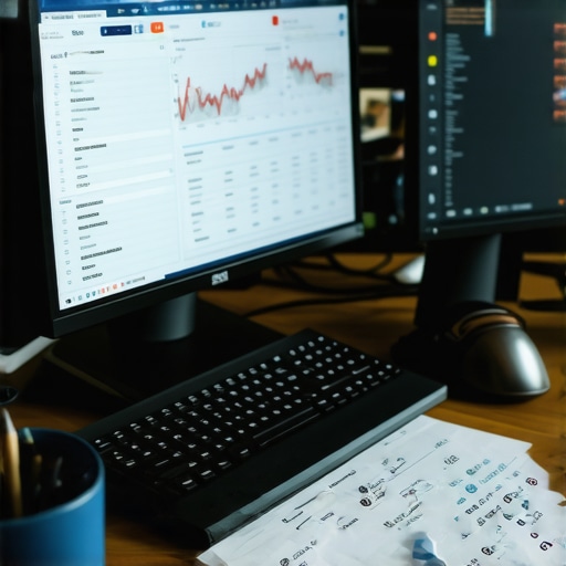 Digital Forensic Tools for Lawyers Lawyer working on digital forensic analysis with multiple monitors